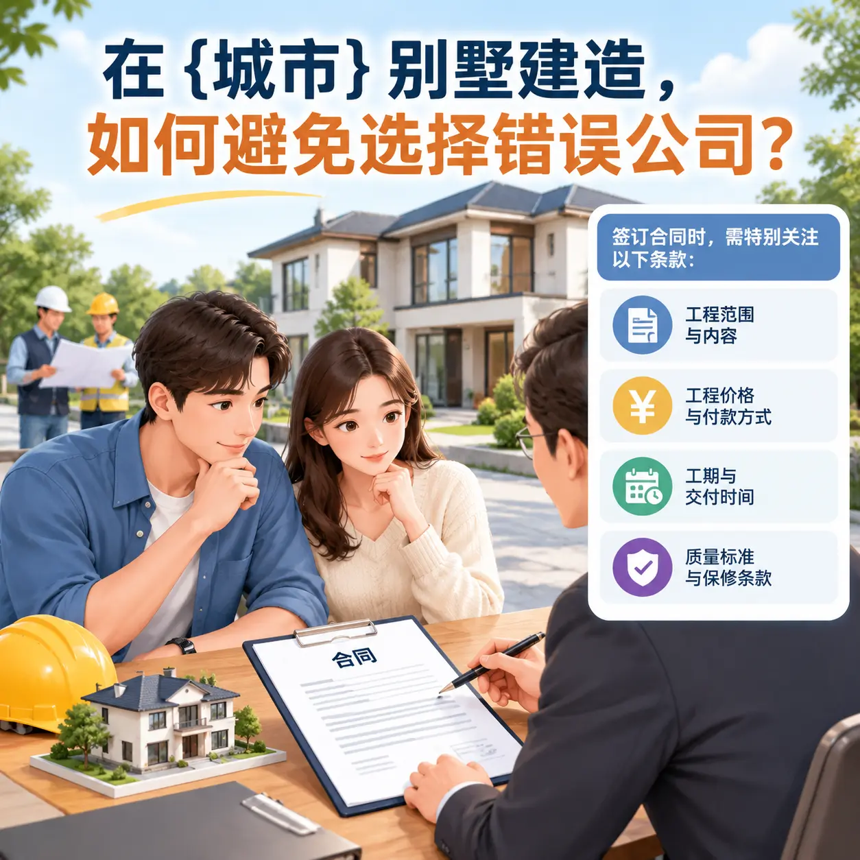 在 万山 别墅建造,如何避免选择错误公司?