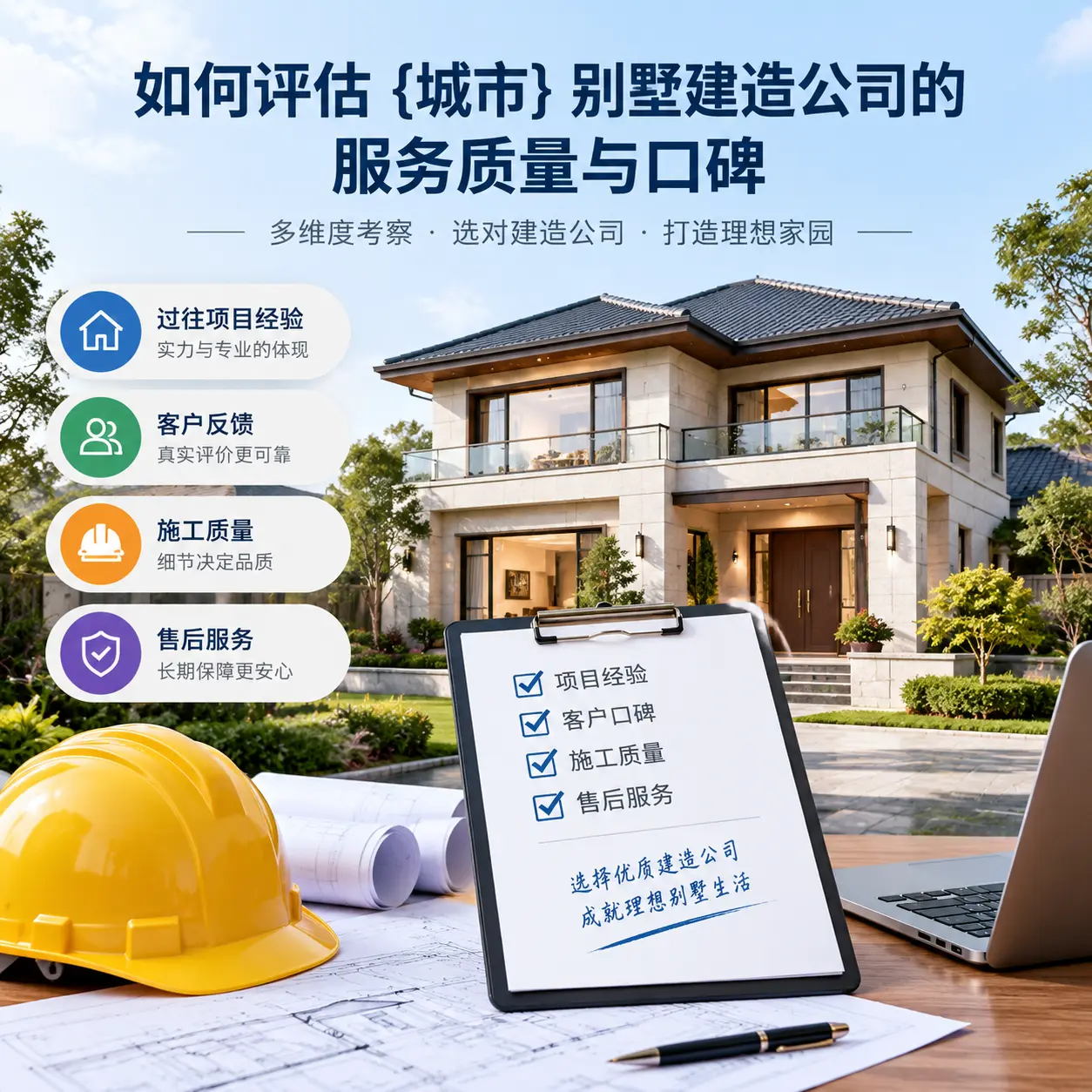 如何评估 万山 别墅建造公司的服务质量与口碑