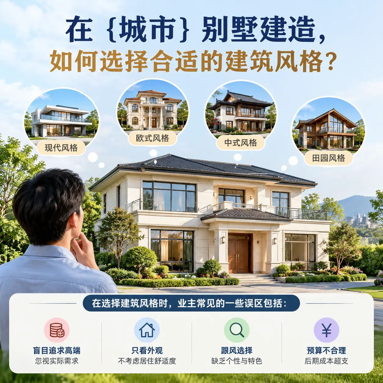 在 万山 别墅建造，如何选择合适的建筑风格？