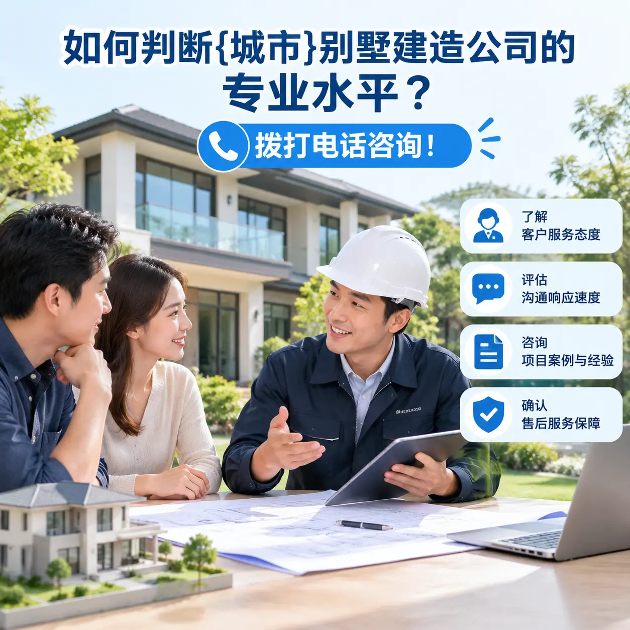 如何判断万山别墅建造公司的专业水平？拨打电话咨询！